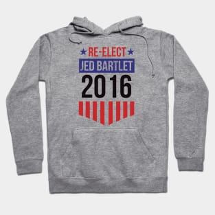 Elect Jed Bartlet 2016 (Badge) Hoodie